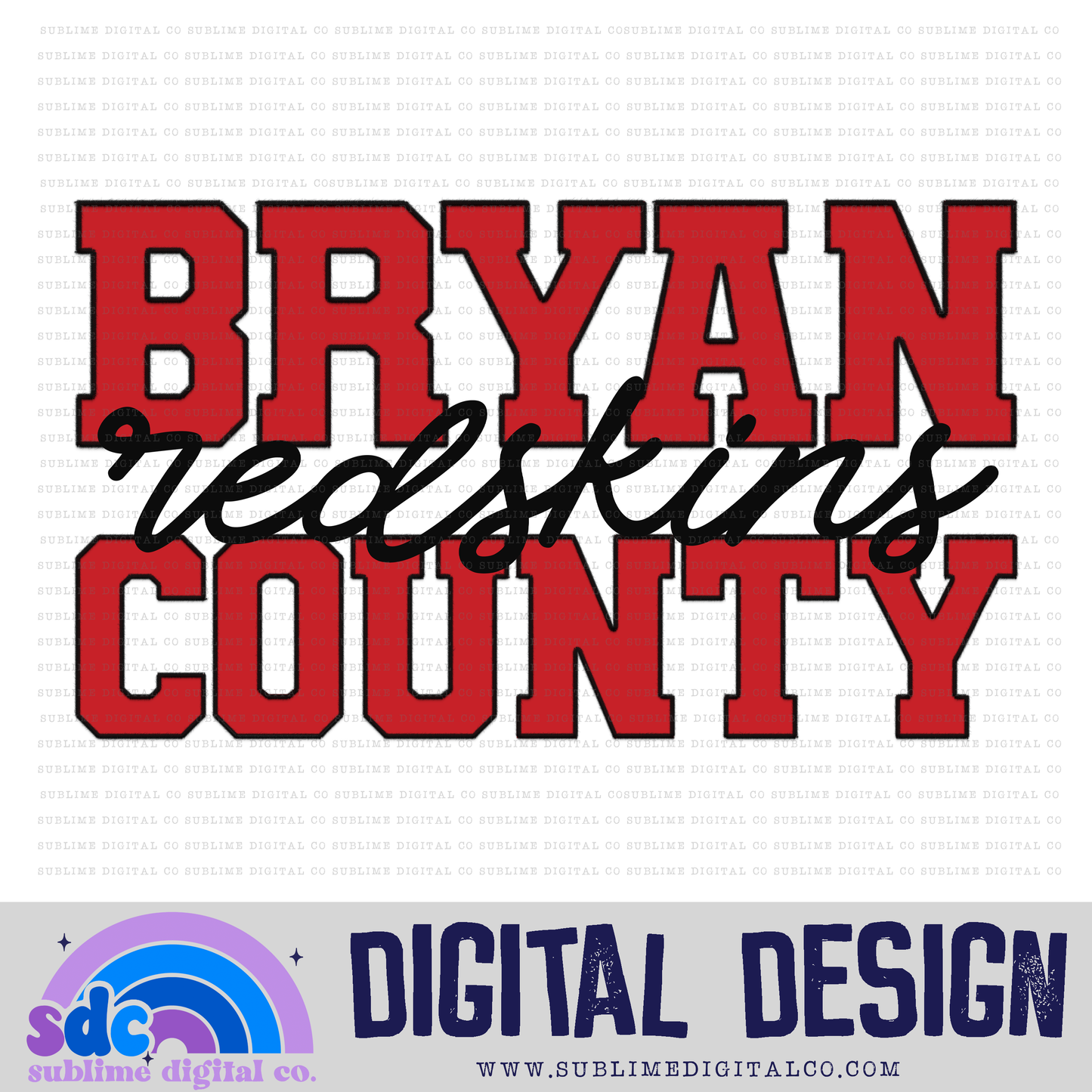 School Spirit Design • Faux Embroidery • Custom Design • Custom Digital Designs
