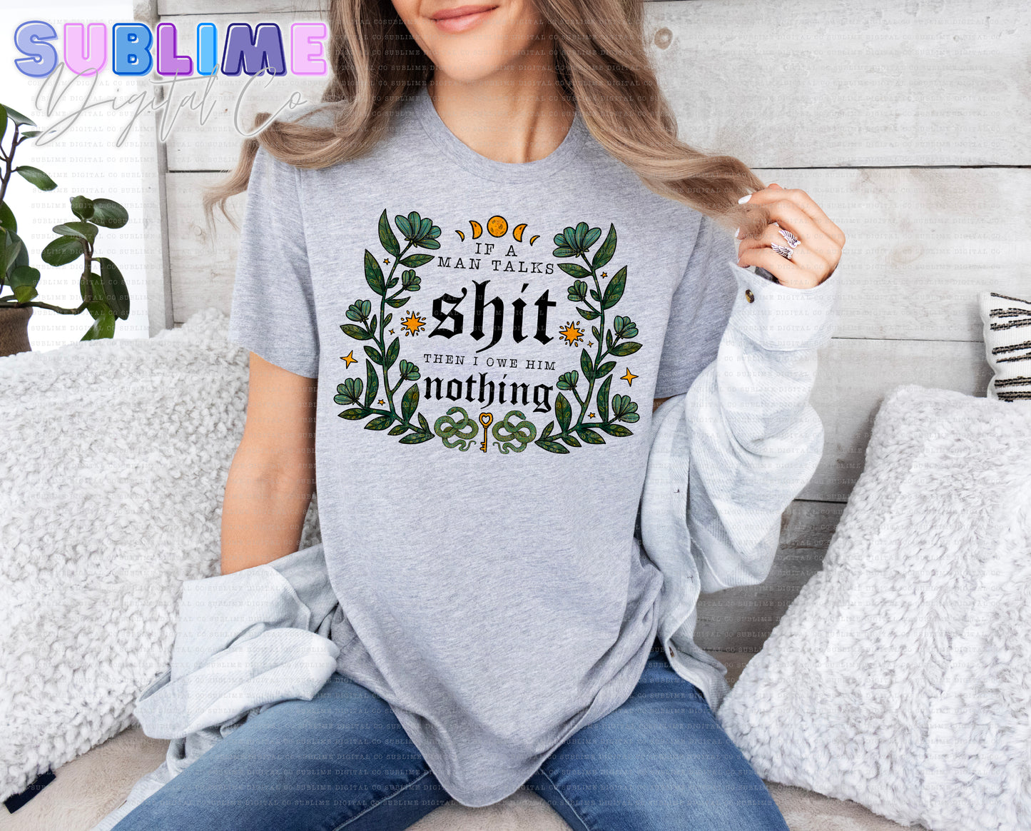 Talks Shit • Adult Apparel • Made to Order • TAT: Up To 21 Days