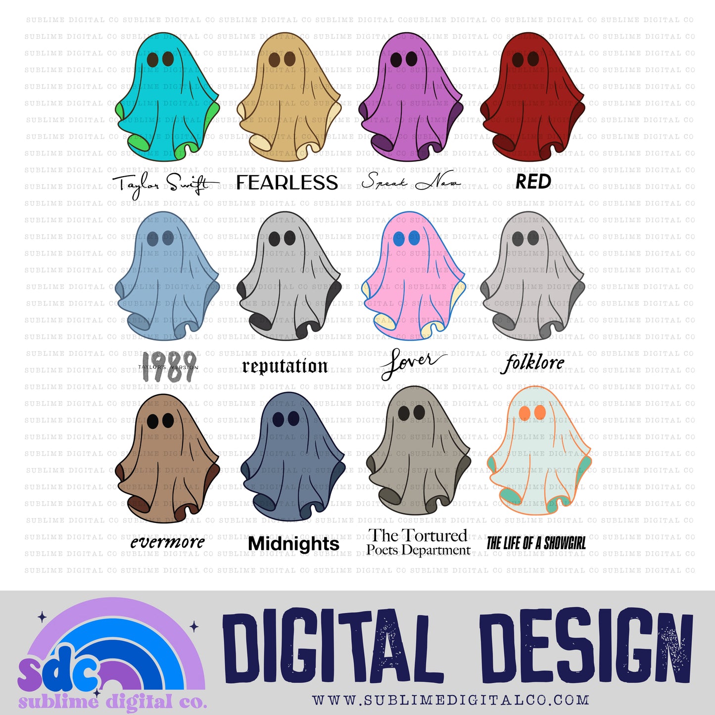 GHSTERAS • TS • Instant Download • Sublimation Design