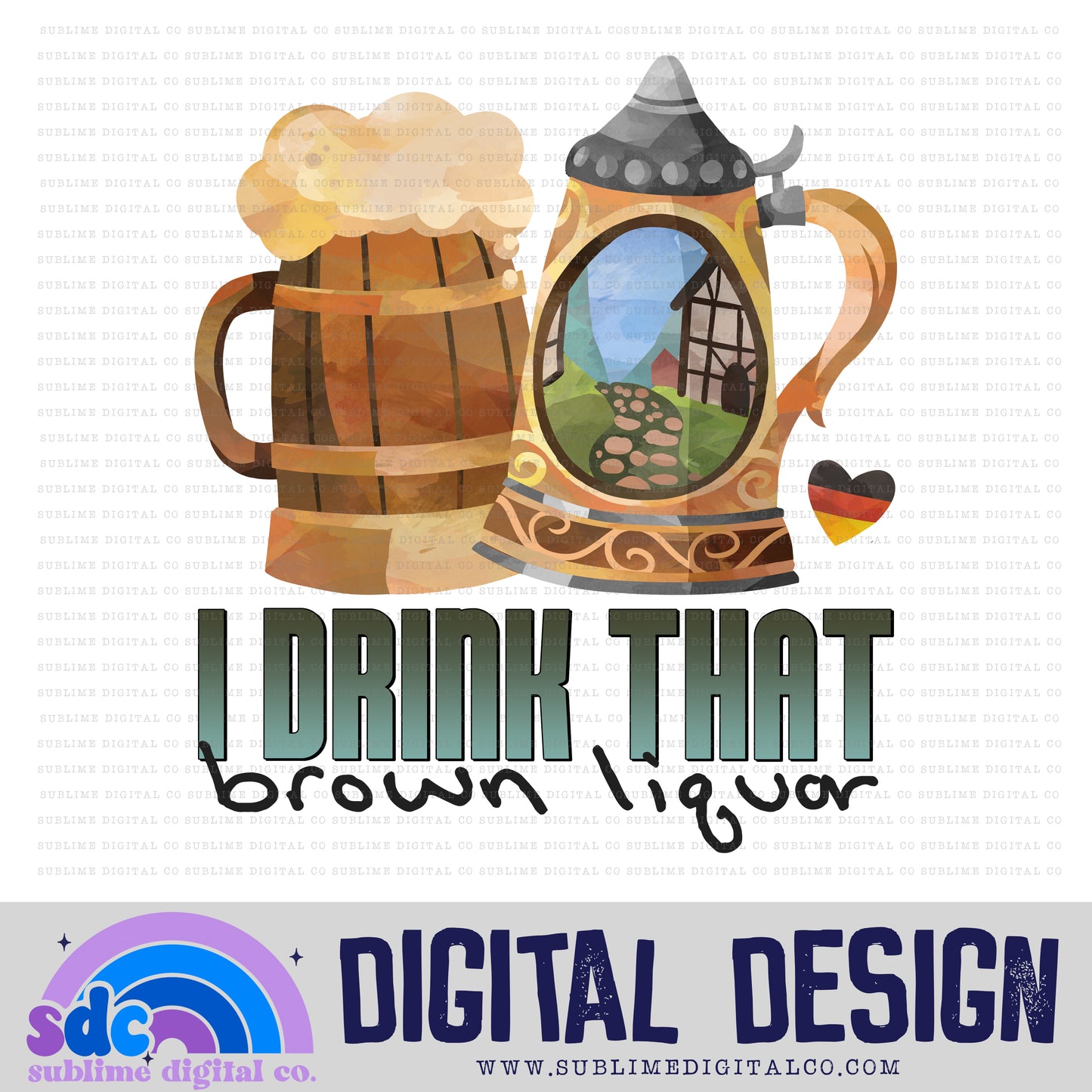 Oktoberfest - BL • TS • Instant Download • Sublimation Design