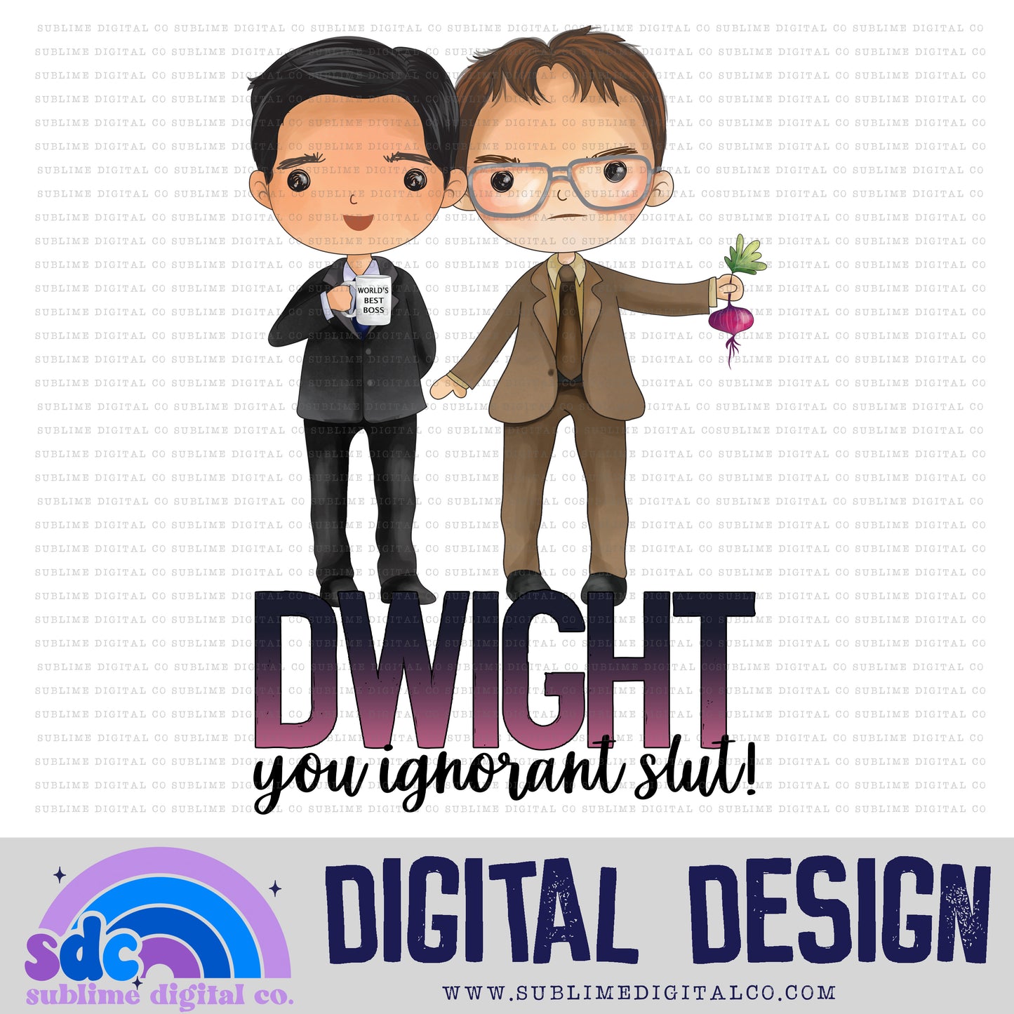 Dwight • Paper Company • Instant Download • Sublimation Design