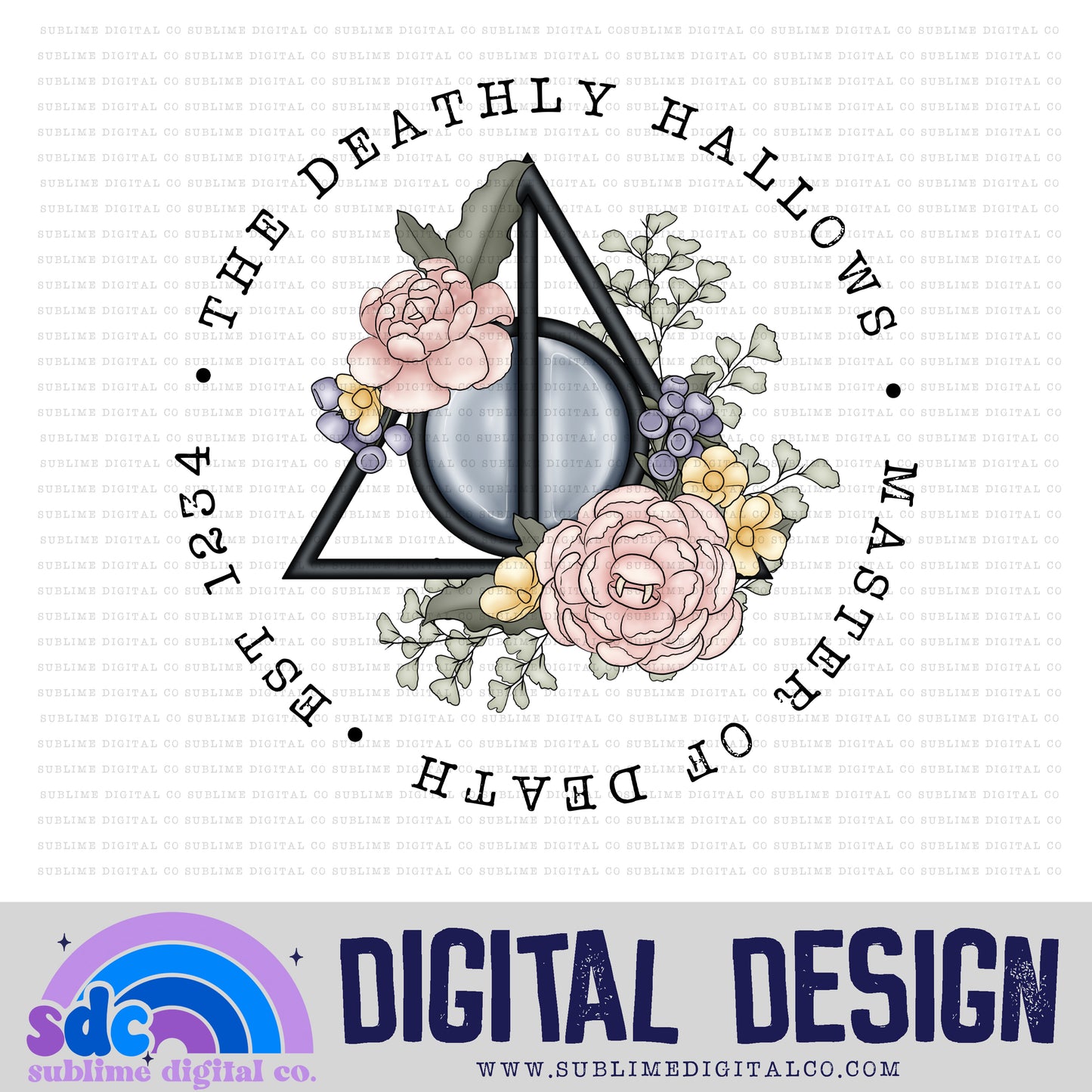 Master of Death • Wizard • Instant Download • Sublimation Design