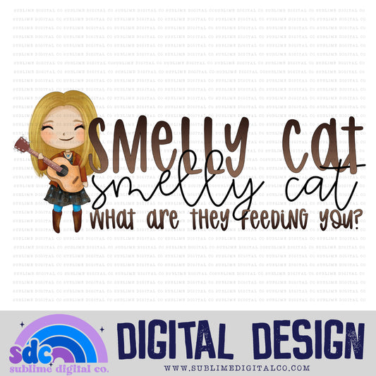 Smelly Cat • Cafe Group • Instant Download • Sublimation Design