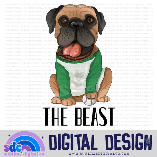 Beast • Baseball • Instant Download • Sublimation Design