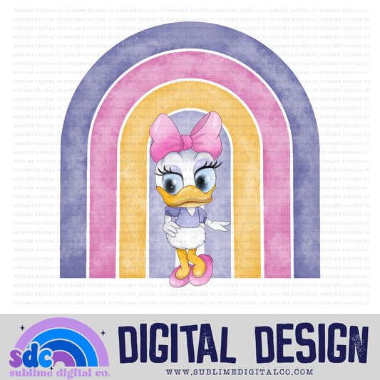 Girl Duck Rainbow • Clubhouse • Instant Download • Sublimation Design