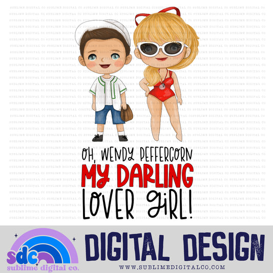 Darling • Baseball • Instant Download • Sublimation Design