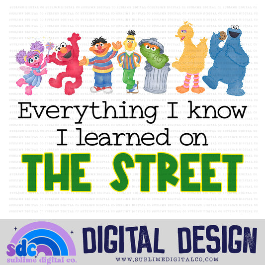 Everything I Know • Puppets • Instant Download • Sublimation Design