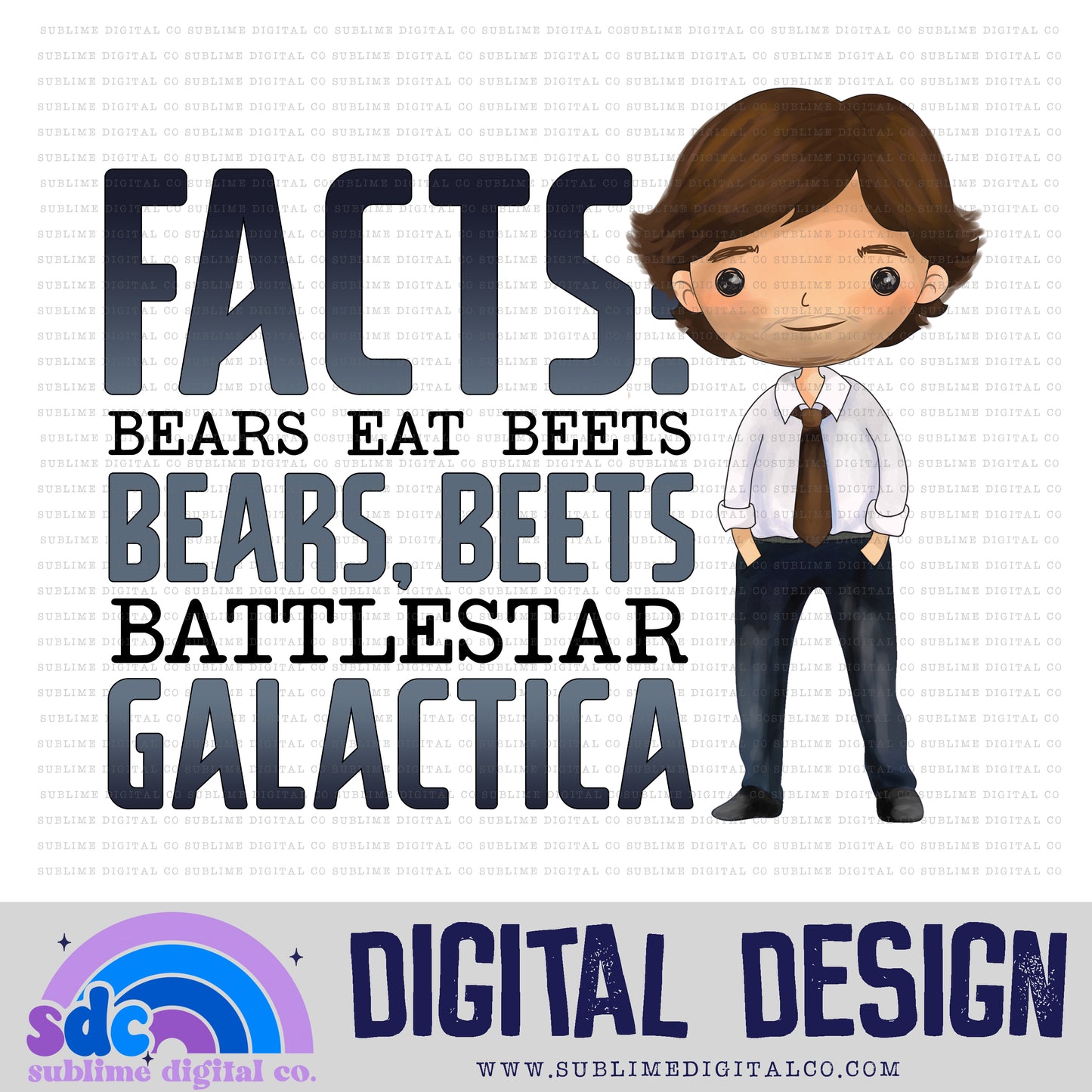 Facts • Paper Company • Instant Download • Sublimation Design