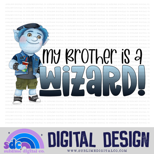Wizard • Elf Brothers • Instant Download • Sublimation Design