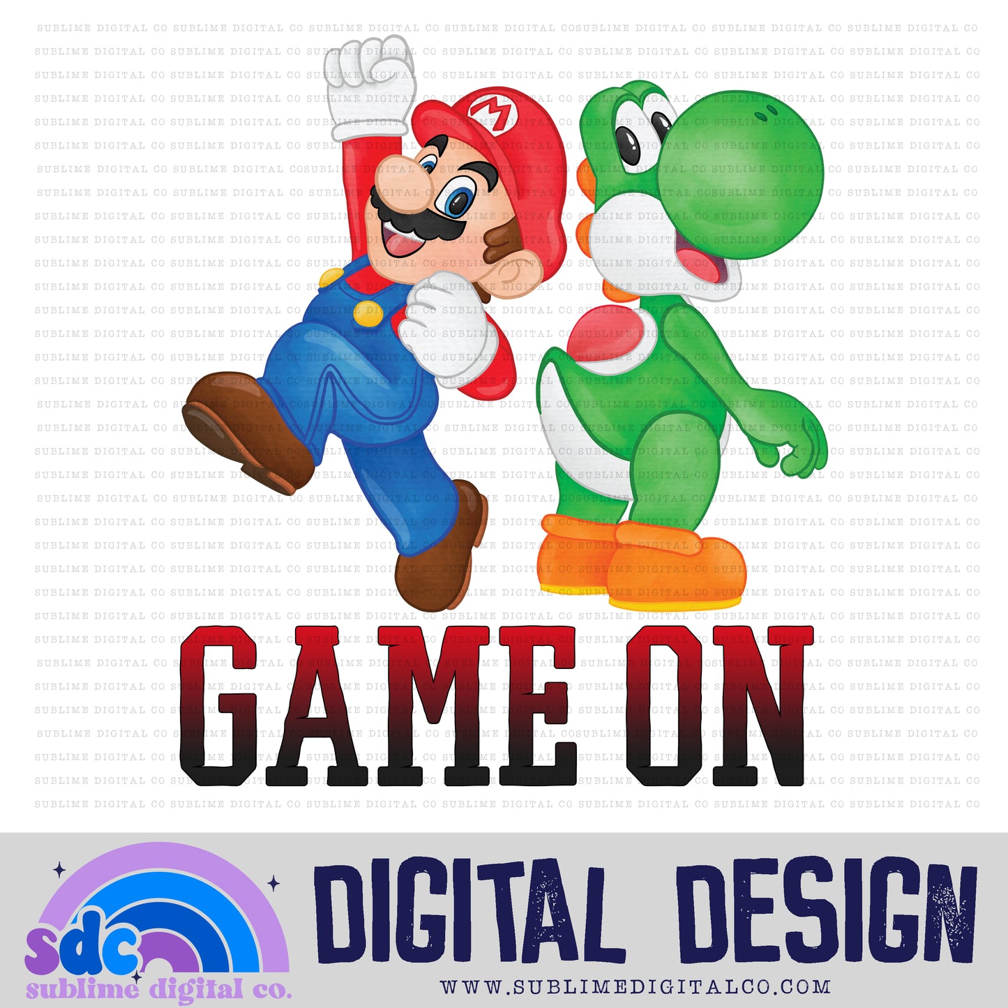 Game On • Instant Download • Sublimation Design