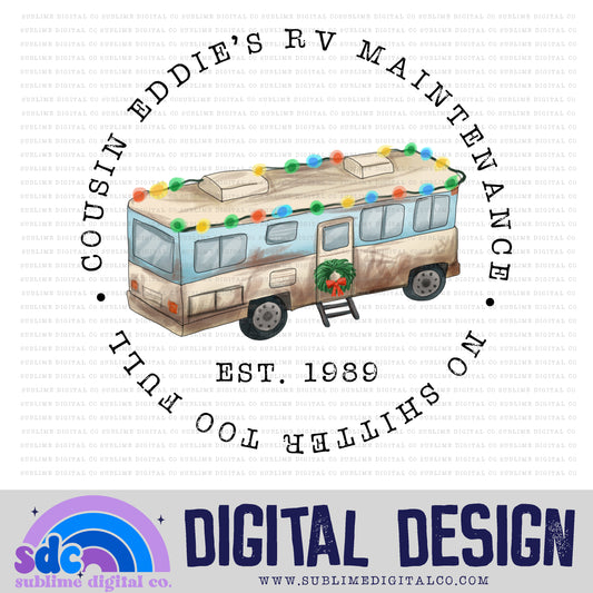 RV Maintenance • Christmas • Instant Download • Sublimation Design