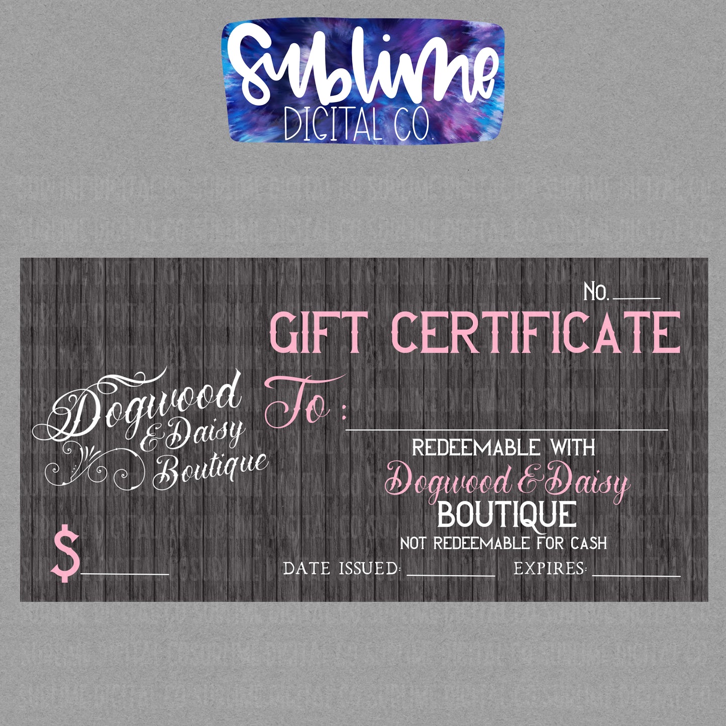 Gift Card Design • Business Branding • Custom Digital Designs