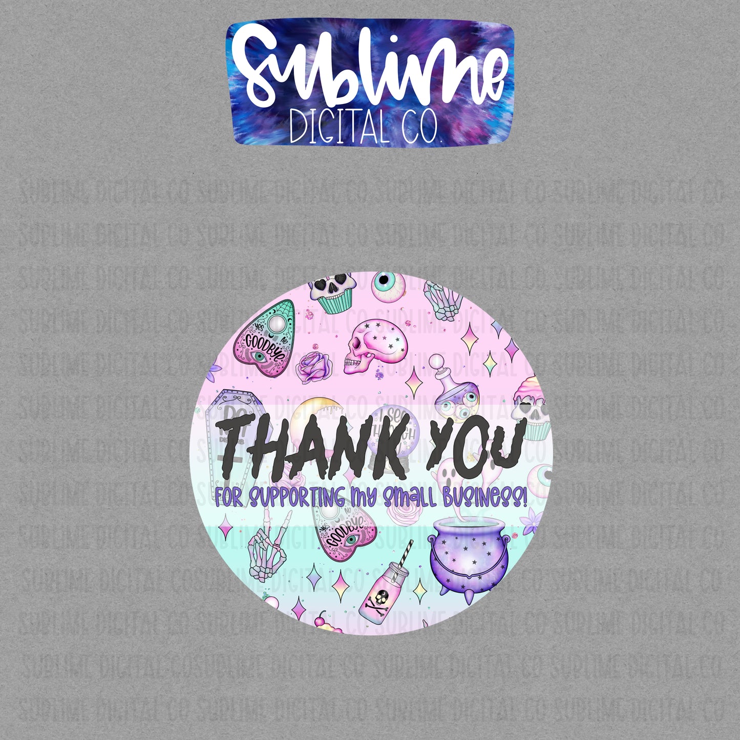 Thank You Sticker Design • Business Branding • Custom Digital Designs