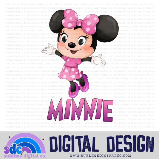 Pink Mouse • Clubhouse • Instant Download • Sublimation Design