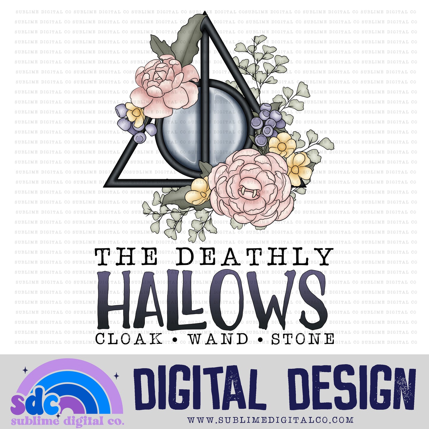 Cloak Wand Stone • Wizard • Instant Download • Sublimation Design