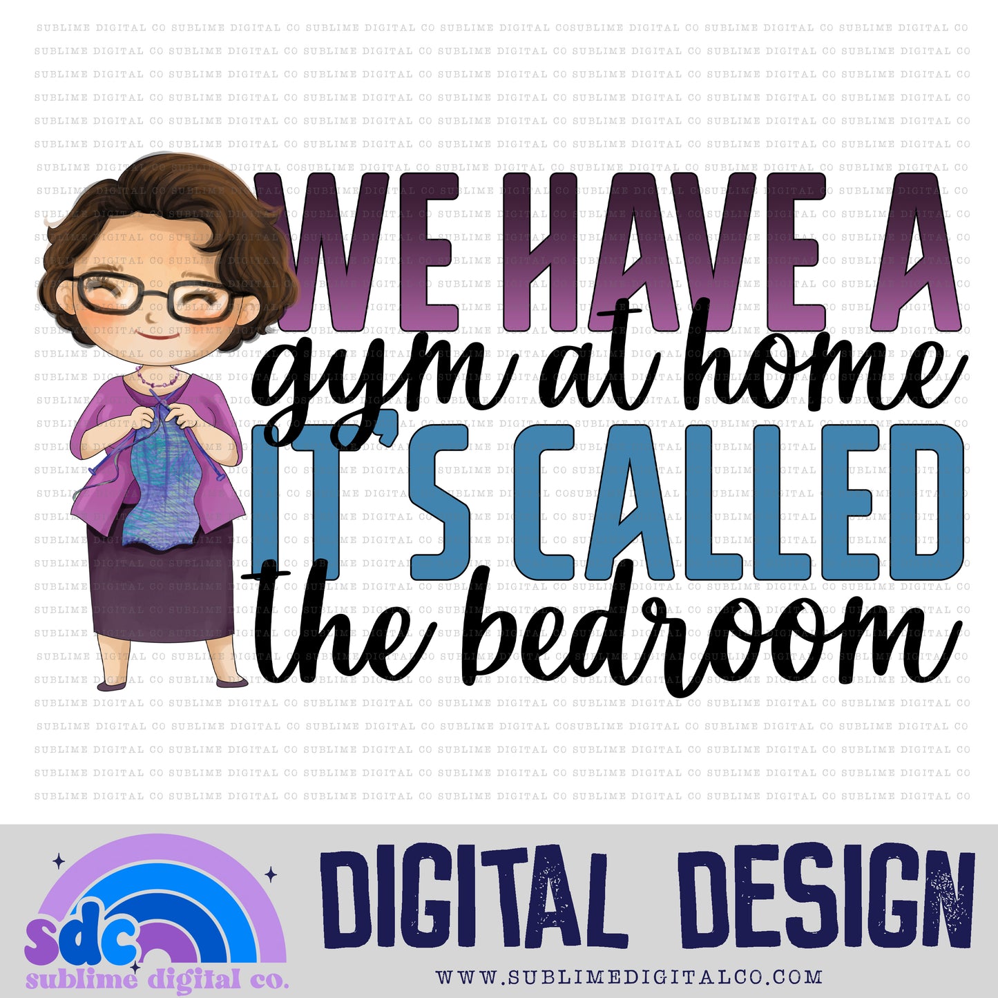 The Bedroom • Paper Company • Instant Download • Sublimation Design