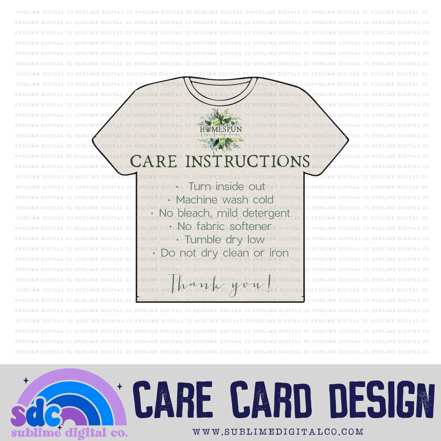 Care Card Design • Business Branding • Custom Digital Designs
