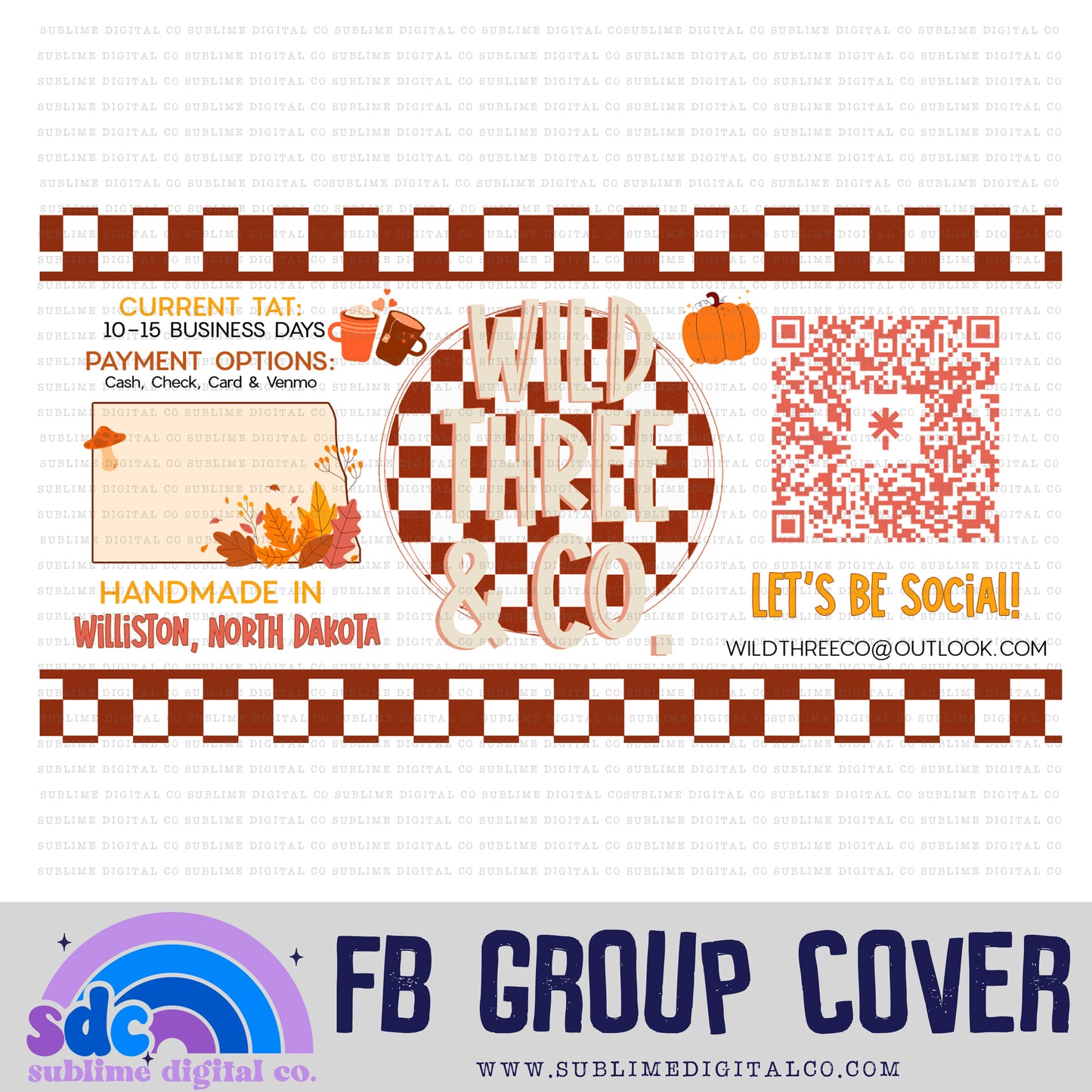 Facebook Group Cover • Business Branding • Custom Digital Designs