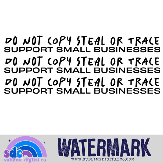 Support Small Businesses • FREE Watermark • Business Branding