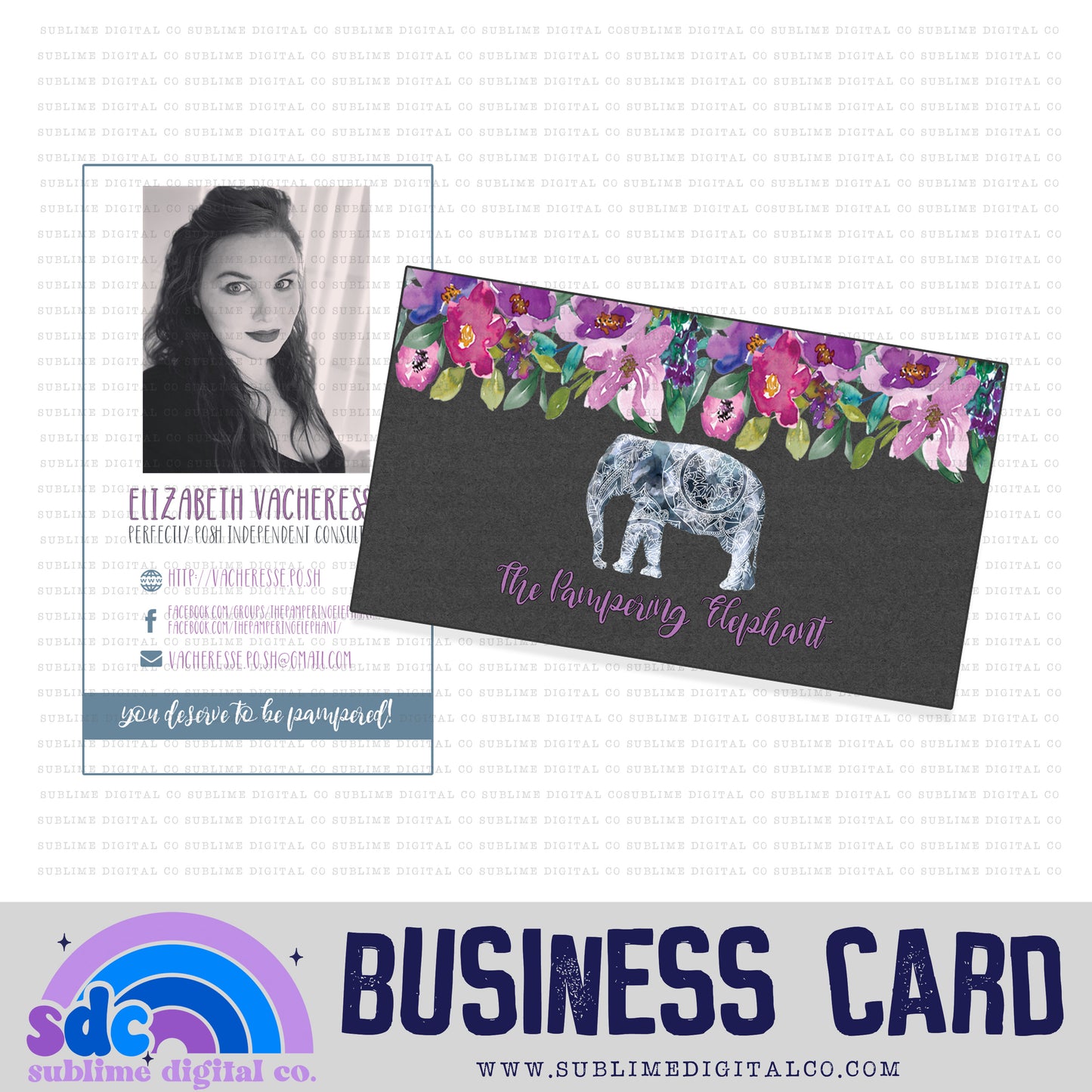 Double Sided Business Card • Business Branding • Custom Digital Designs