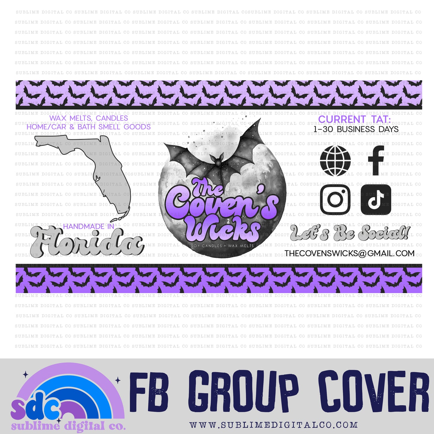 Facebook Group Cover • Business Branding • Custom Digital Designs