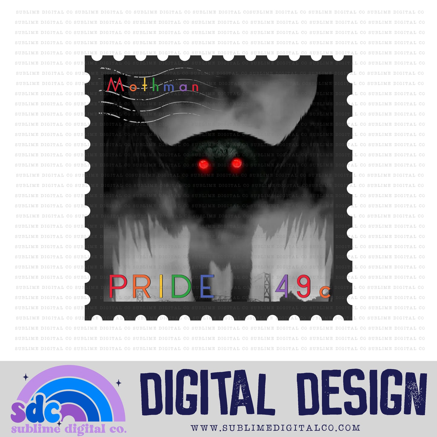 MM Stamp • Pride • Instant Download • Sublimation Design