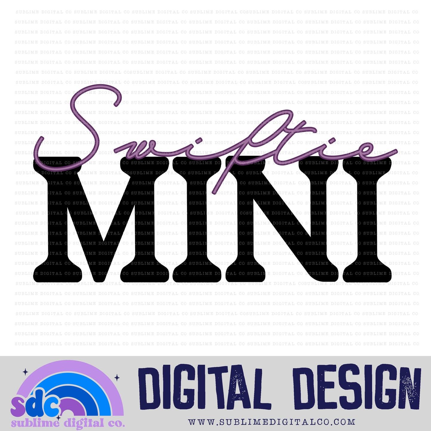 Mini 1 • TS • Instant Download • Sublimation Design