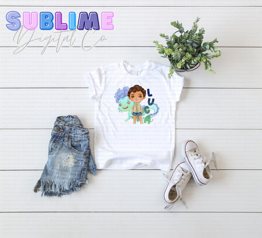 Luca • Unisex Sizing • Only T-Shirt Included • Childrens Apparel • Made to Order • TAT: Up To 21 Days