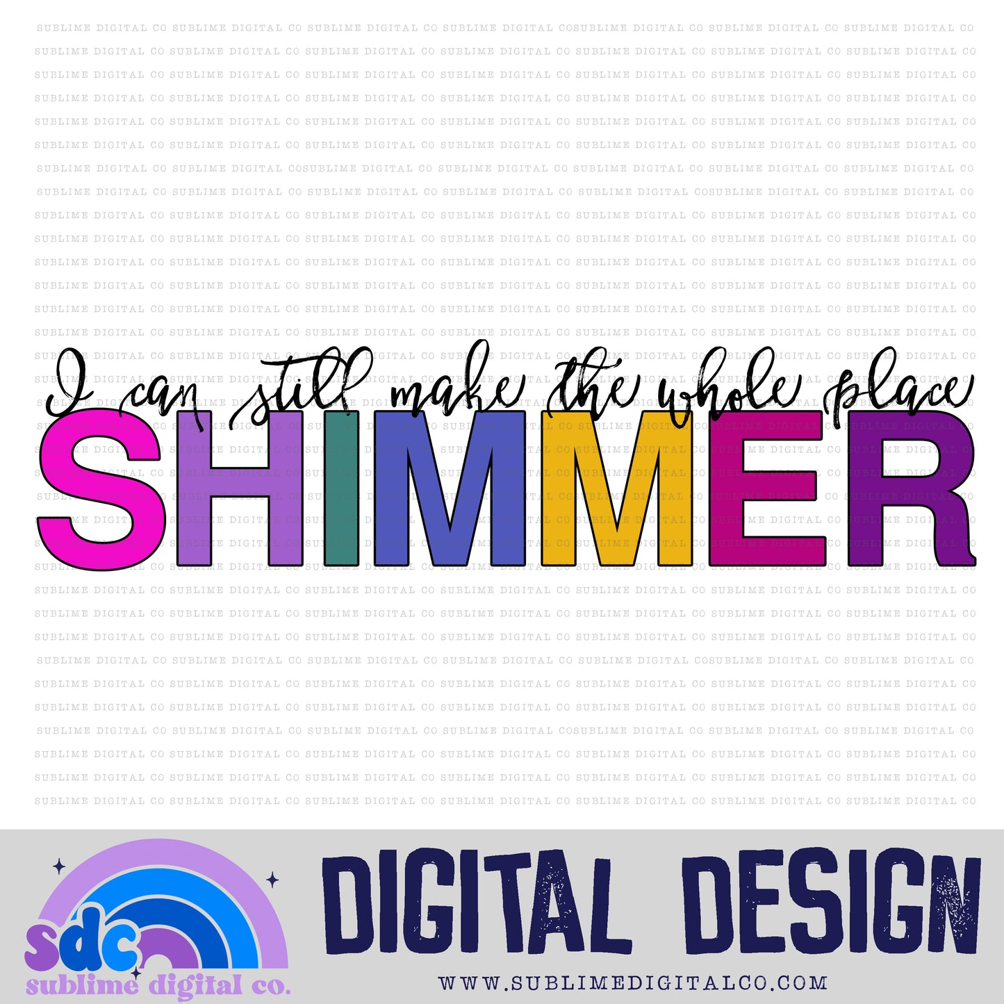 Shmr • TS • Instant Download • Sublimation Design