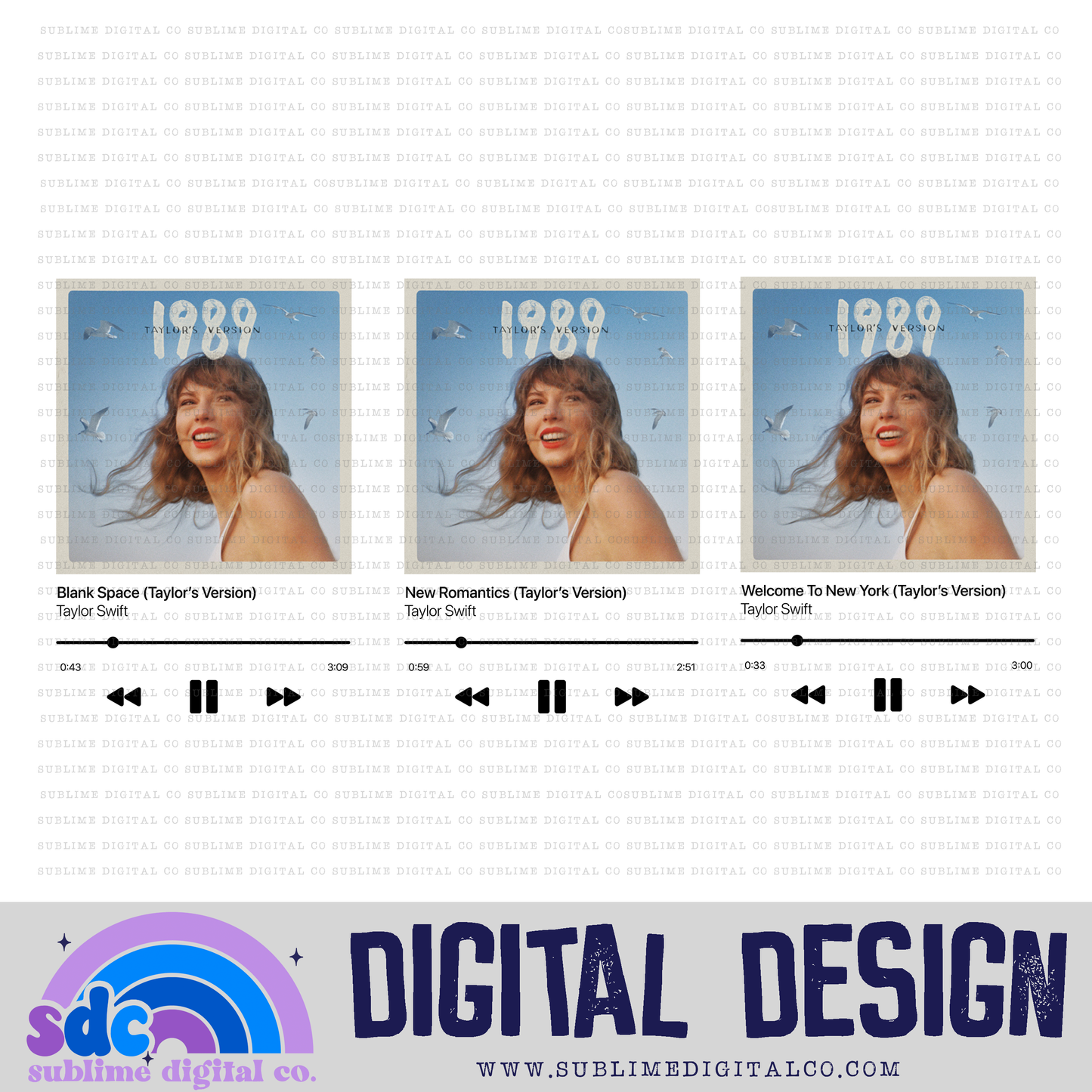 89 Music Player Bundle • TS • Instant Download • Sublimation Design