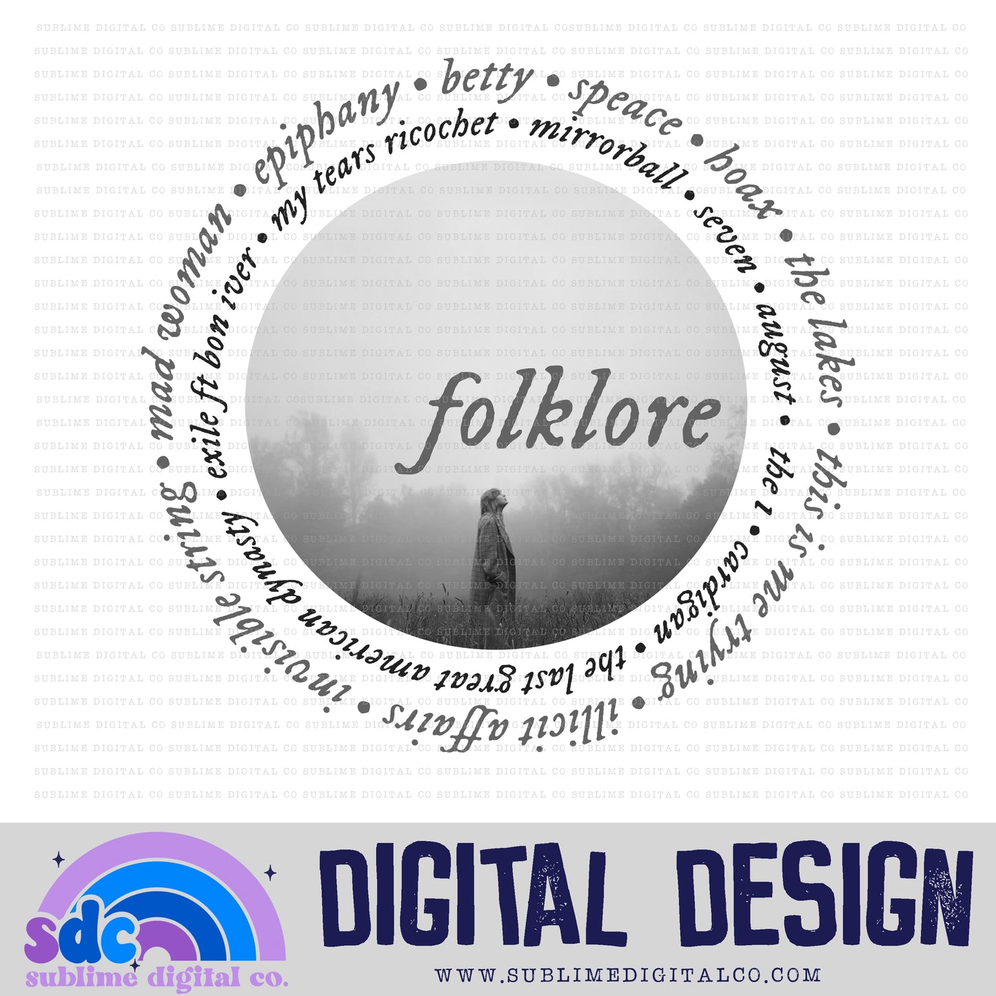 FLKLRECIRCLE • FLKLRE • TS • Instant Download • Sublimation Design