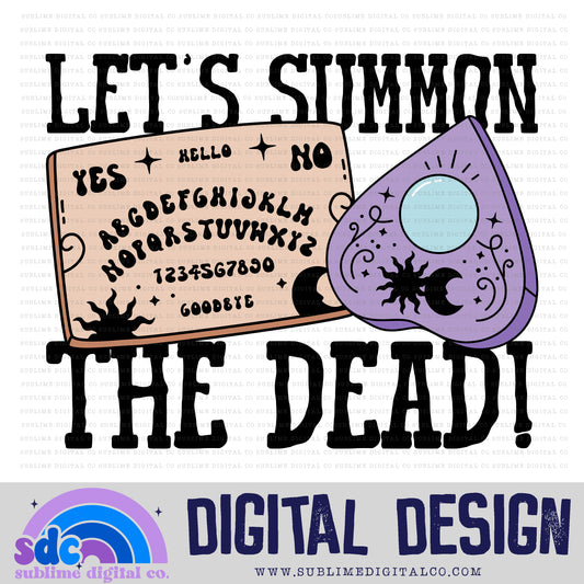 Summon The Dead • Pastel • Halloween • Spooky • Instant Download • Sublimation Design