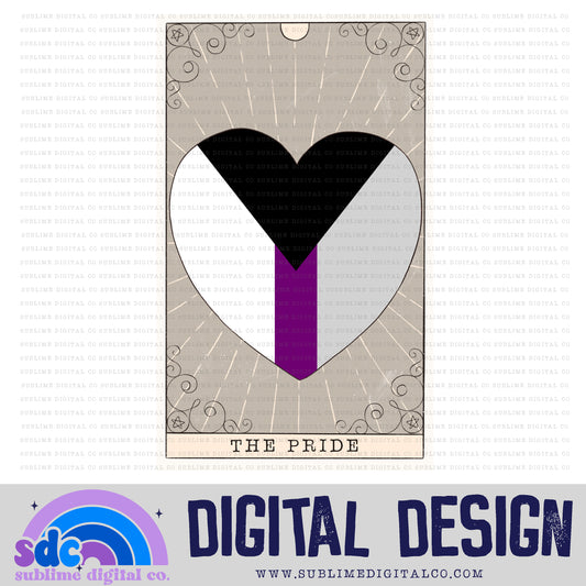 Demisexual Tarot Card • Pride • Instant Download • Sublimation Design