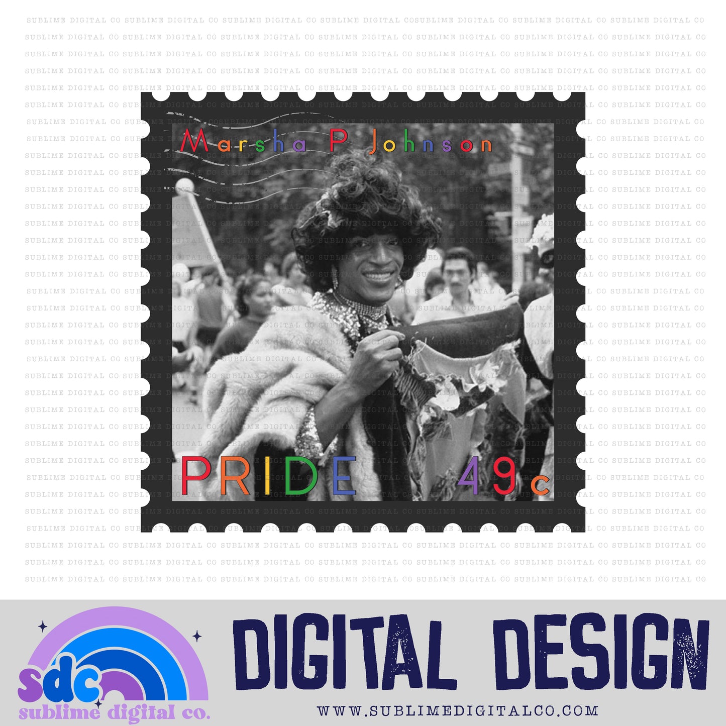 MPJ Stamp • Pride • Instant Download • Sublimation Design