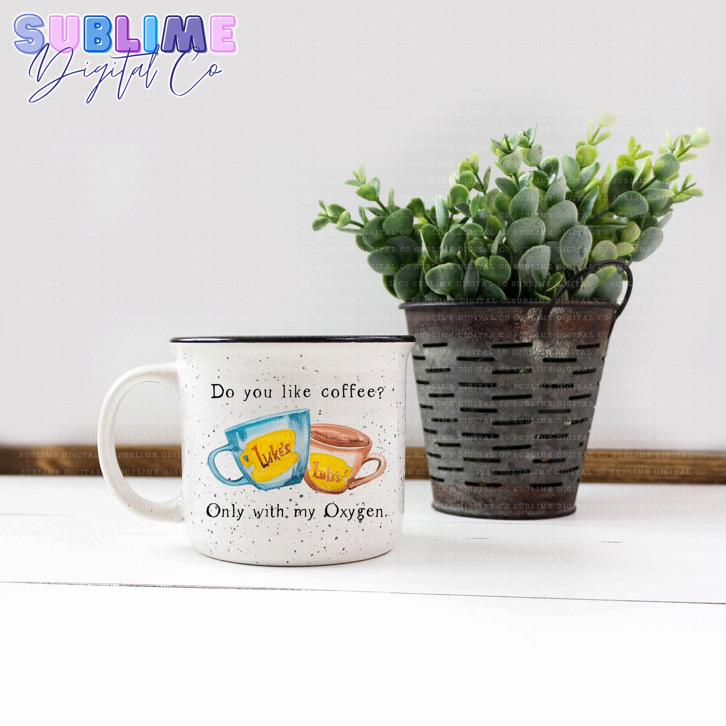 Do you like coffee? • Mom & Daughter • Instant Download • Sublimation Design