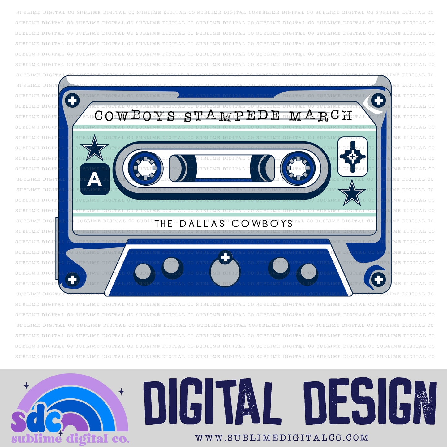 Cassette • DCBYS • Sports • Instant Download • Sublimation Design