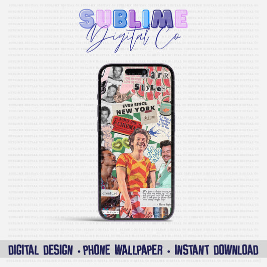 HS • Phone Wallpaper Designs • Instant Download • Sublimation Design