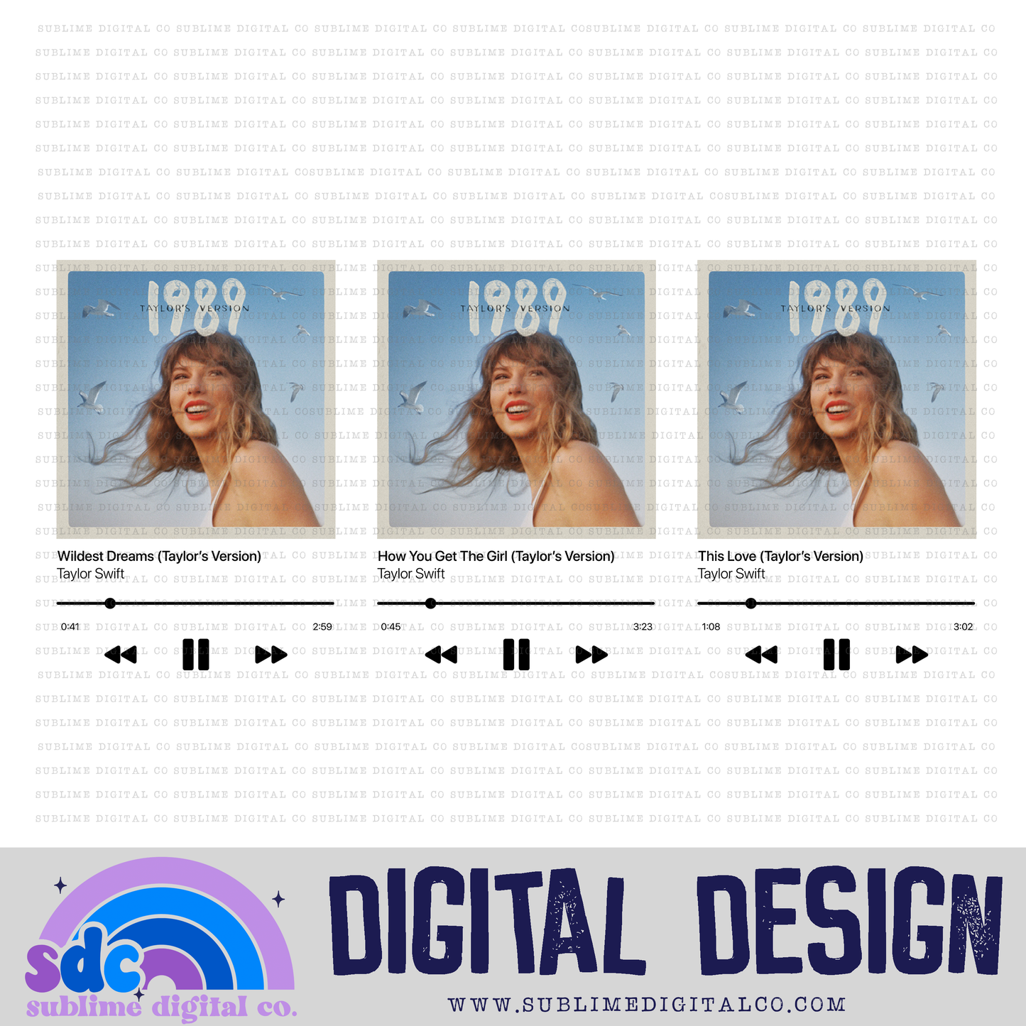 89 Music Player Bundle • TS • Instant Download • Sublimation Design