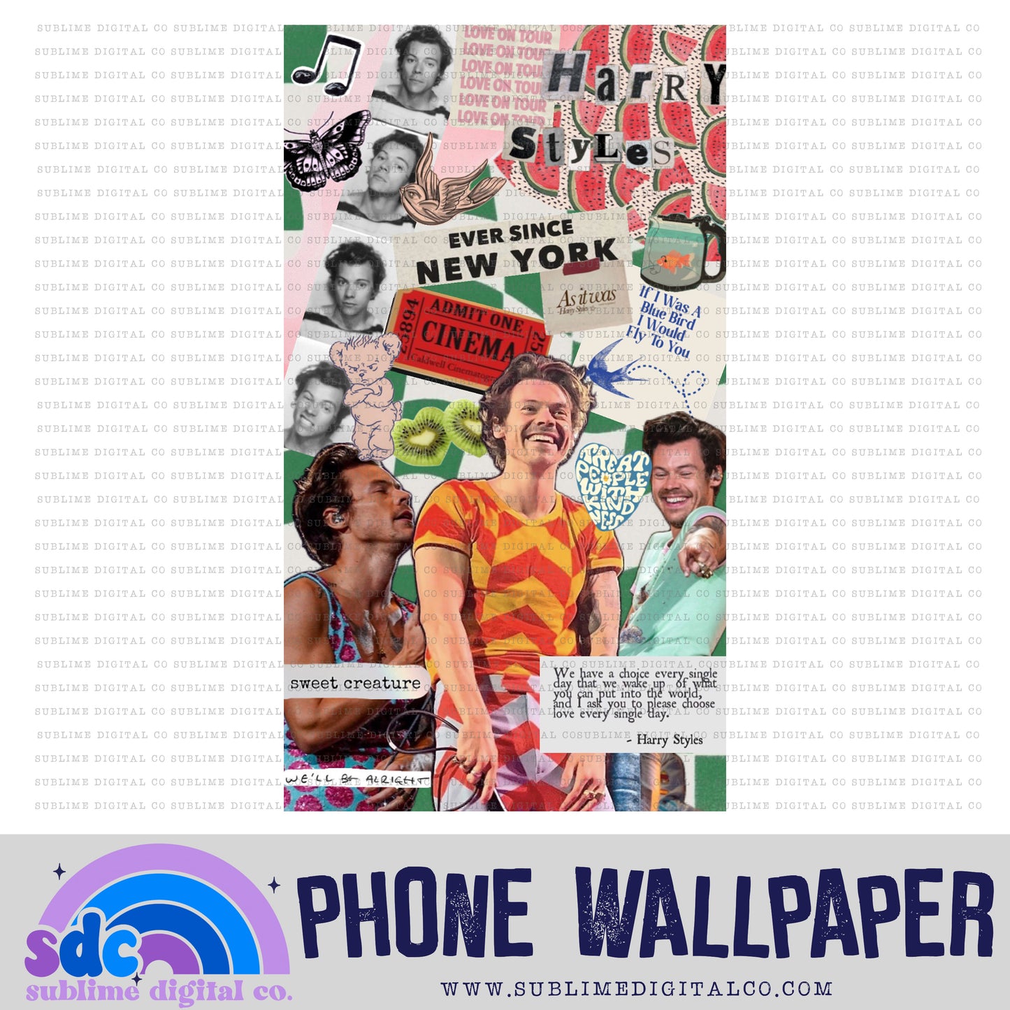 HS • Phone Wallpaper Designs • Instant Download • Sublimation Design