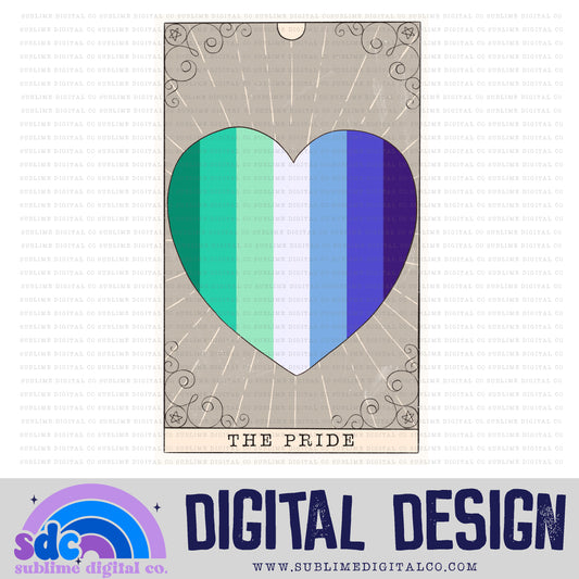 Gay Men Tarot Card • Pride • Instant Download • Sublimation Design
