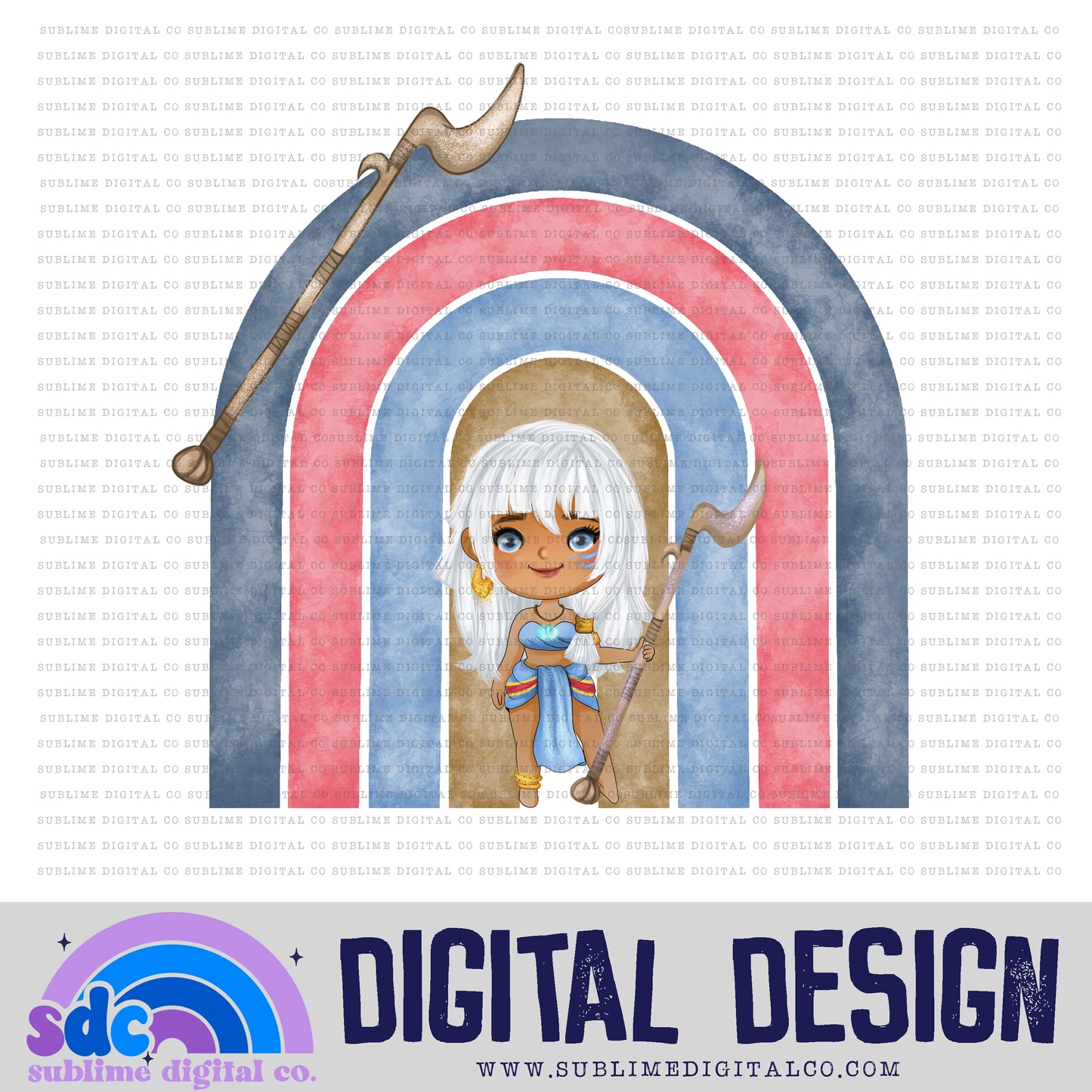 Princess Rainbows • Digital Design Bundles • Instant Download • Sublimation Design