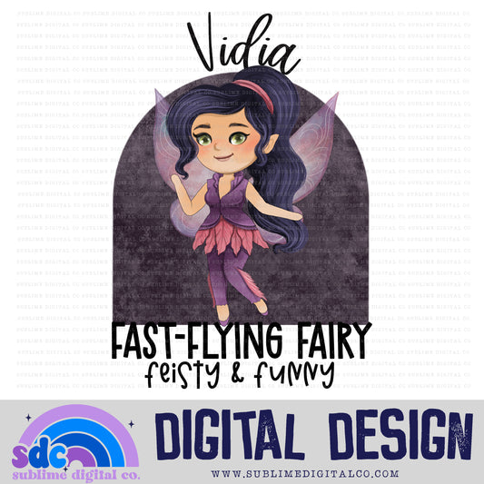 Flying Fairy • Fairies • Instant Download • Sublimation Design