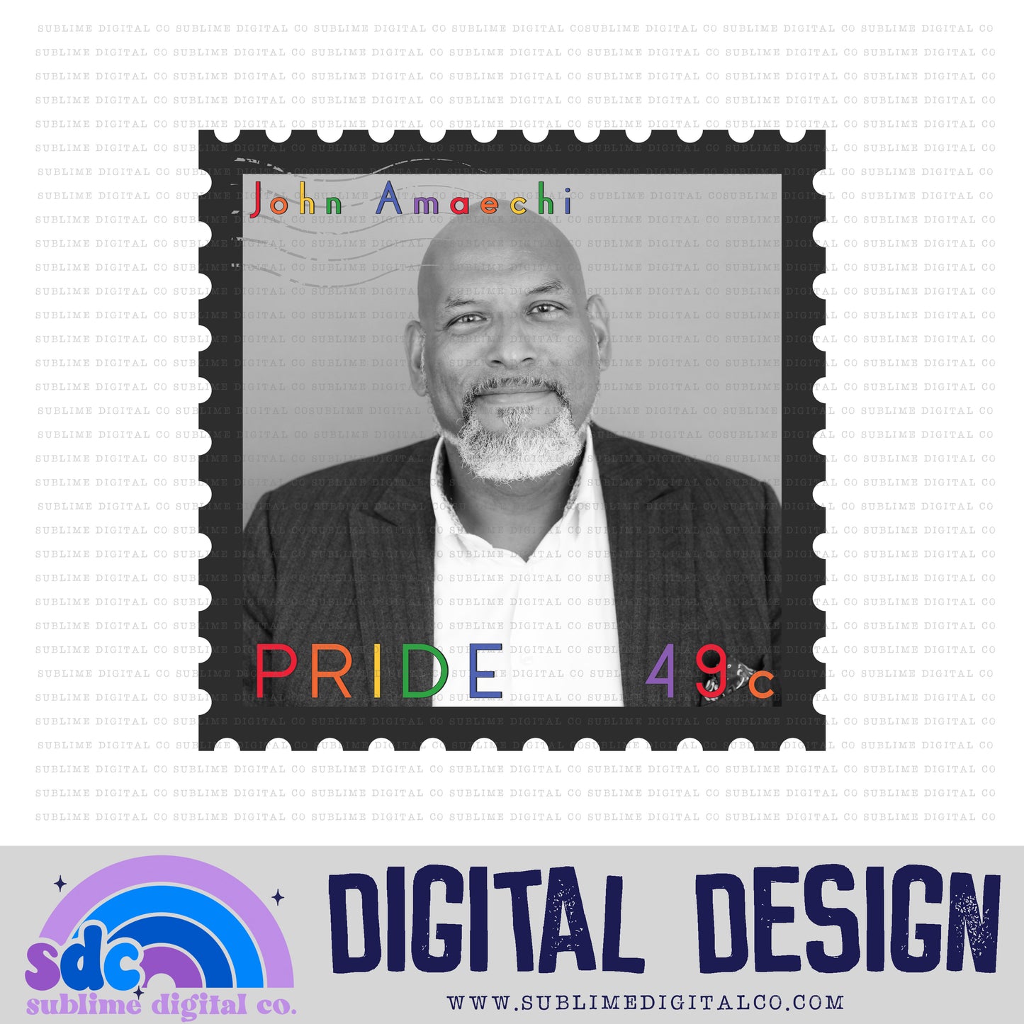 JA Stamp • Pride • Instant Download • Sublimation Design