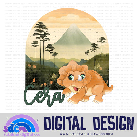 Orange Dinosaur • Dinosaurs • Instant Download • Sublimation Design