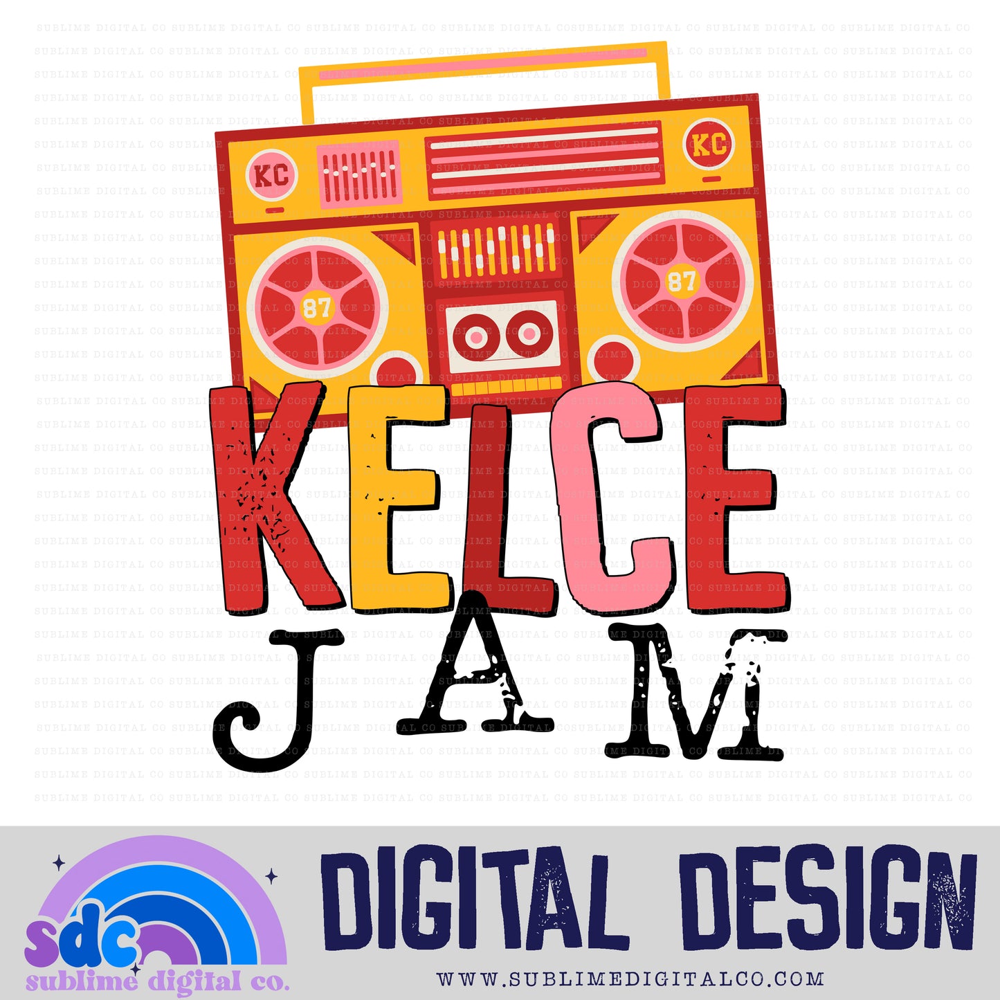 KJam • KC • Sports • Instant Download • Sublimation Design