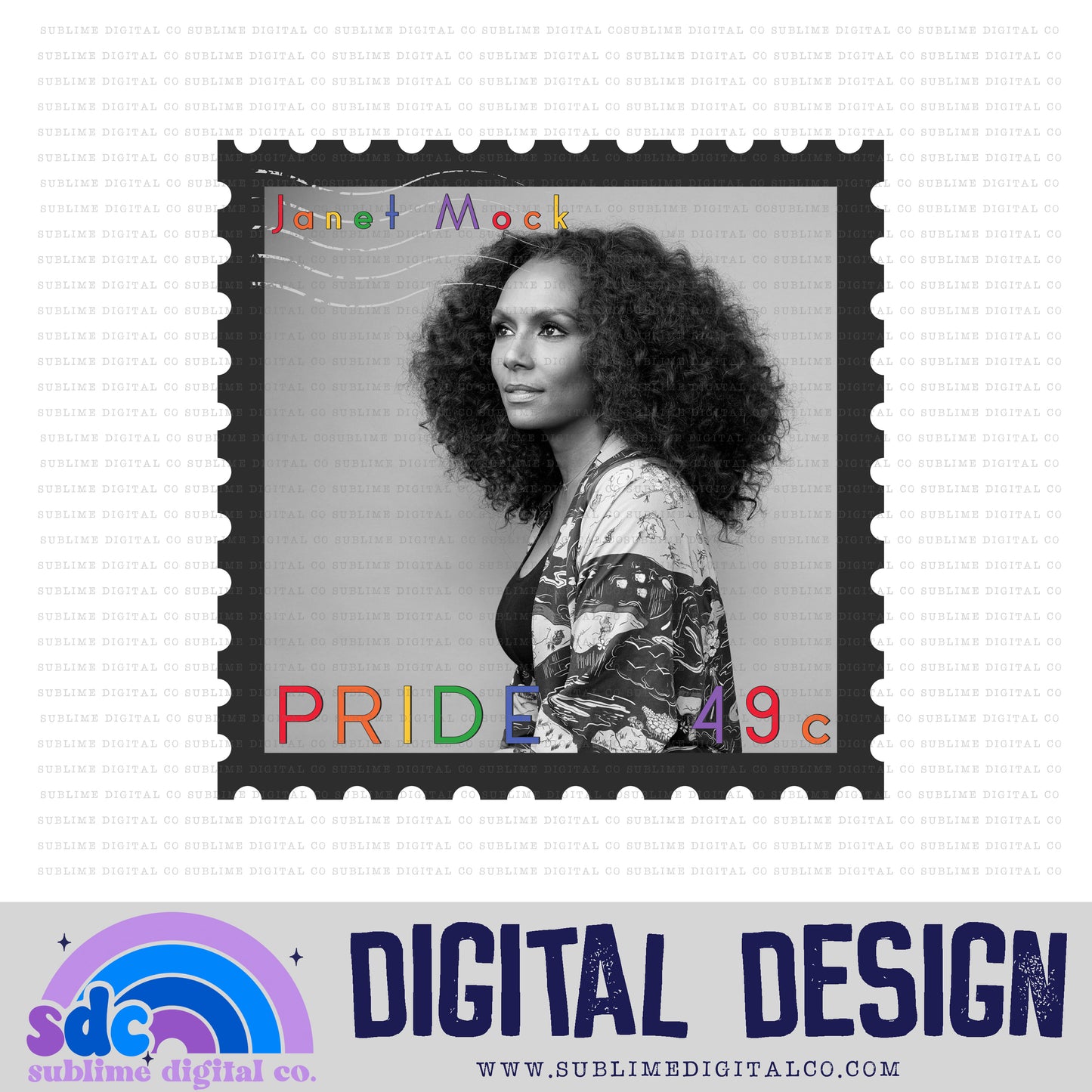 JM Stamp • Pride • Instant Download • Sublimation Design