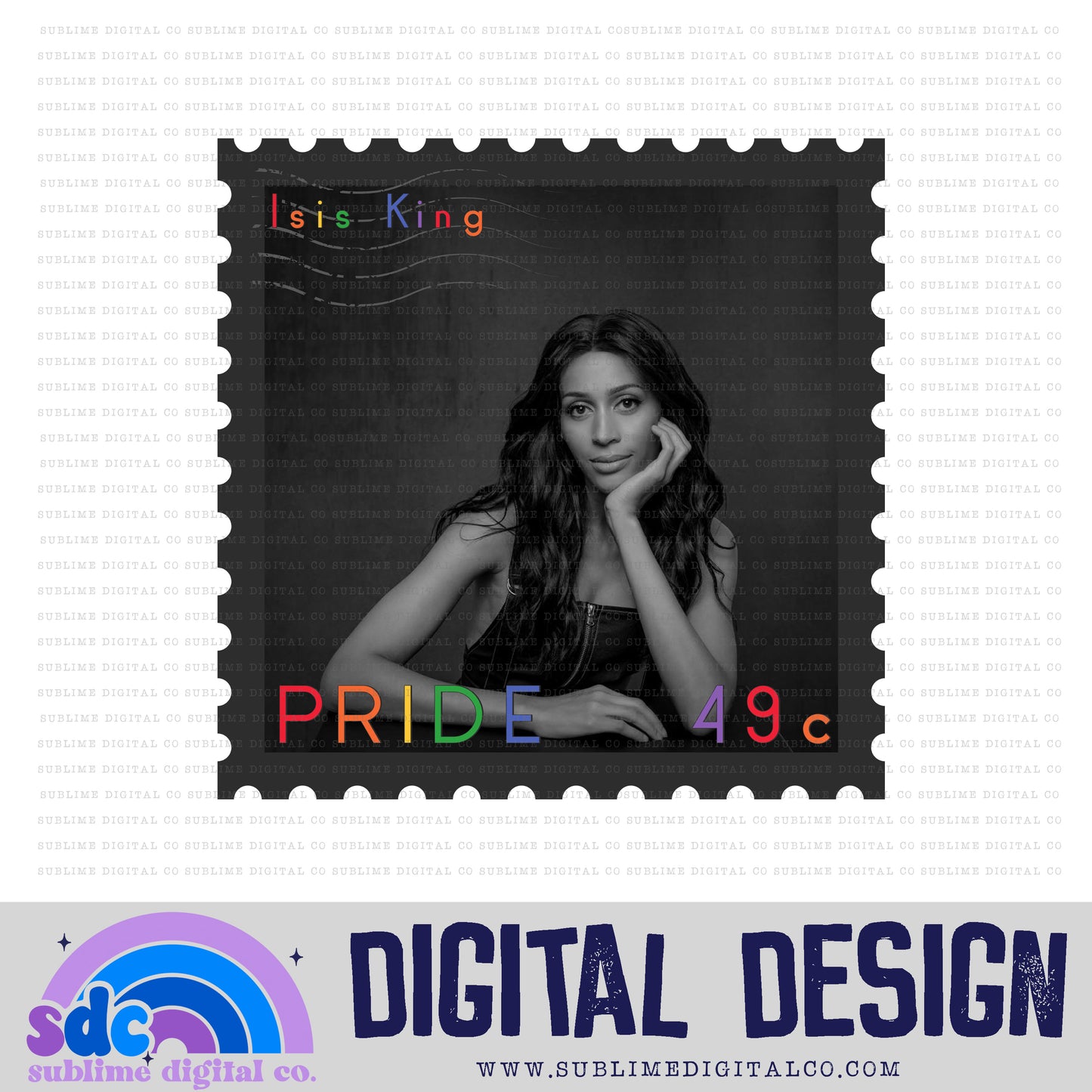 IK Stamp • Pride • Instant Download • Sublimation Design