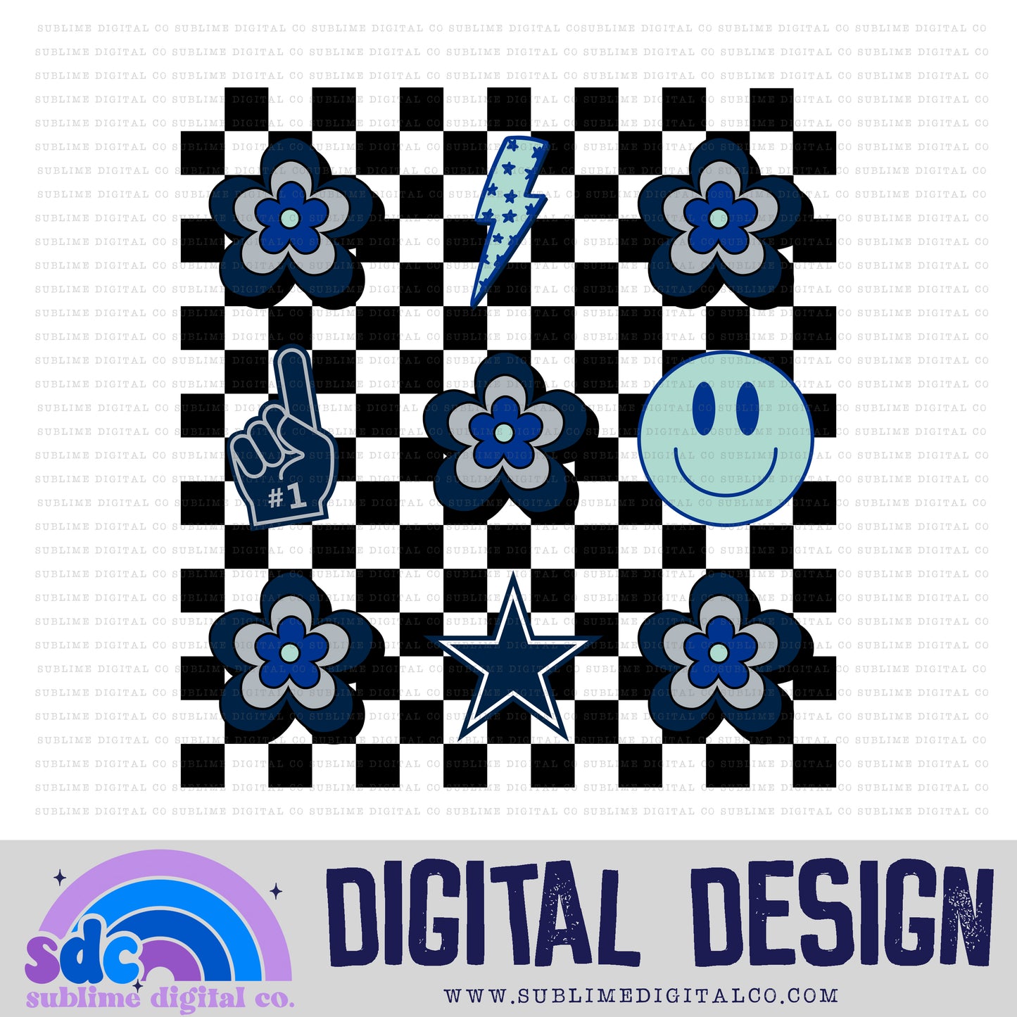 DCBYS Checkerboard • DCBYS • Sports • Instant Download • Sublimation Design