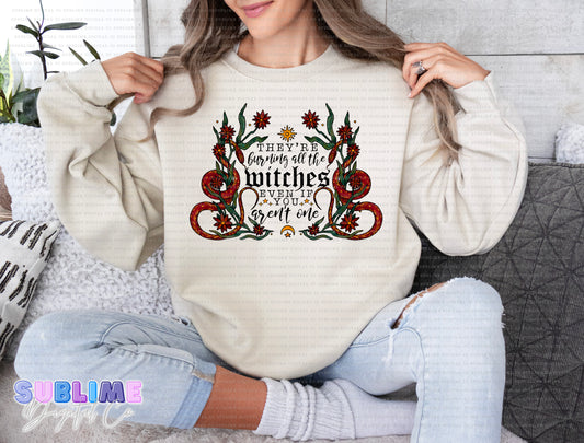 Burning All The Witches • Adult Apparel • Made to Order • TAT: Up To 21 Days