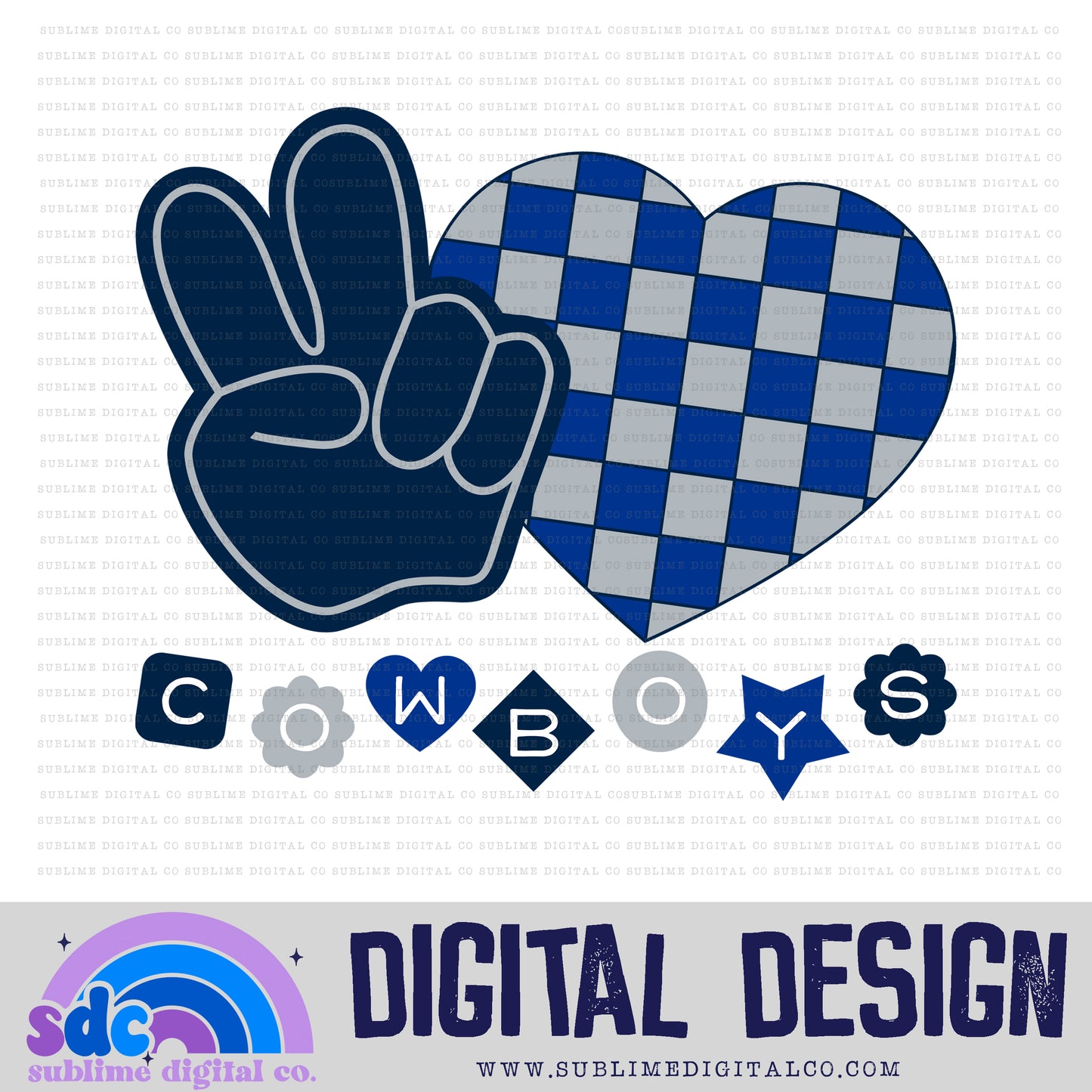 Peace Love • DCBYS • Sports • Instant Download • Sublimation Design